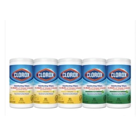 Clorox Disinfecting Wipes, Variety Pack, 85-count, 5-pack