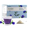 Butterfly Pea Flower Green Tea Bags – Low Caffeine 40