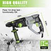 WORKPRO 1-1/4 Inch SDS-Plus Rotary Hammer Drill, 7.5AMP, Lightweight Corded
