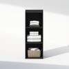 Furinno Reed 3-Tier Open Shelf Multipurpose Closet & Clothing Storage,