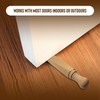 Wooden Door Stop Wedge Beech Wood Door Stopper Jammer for