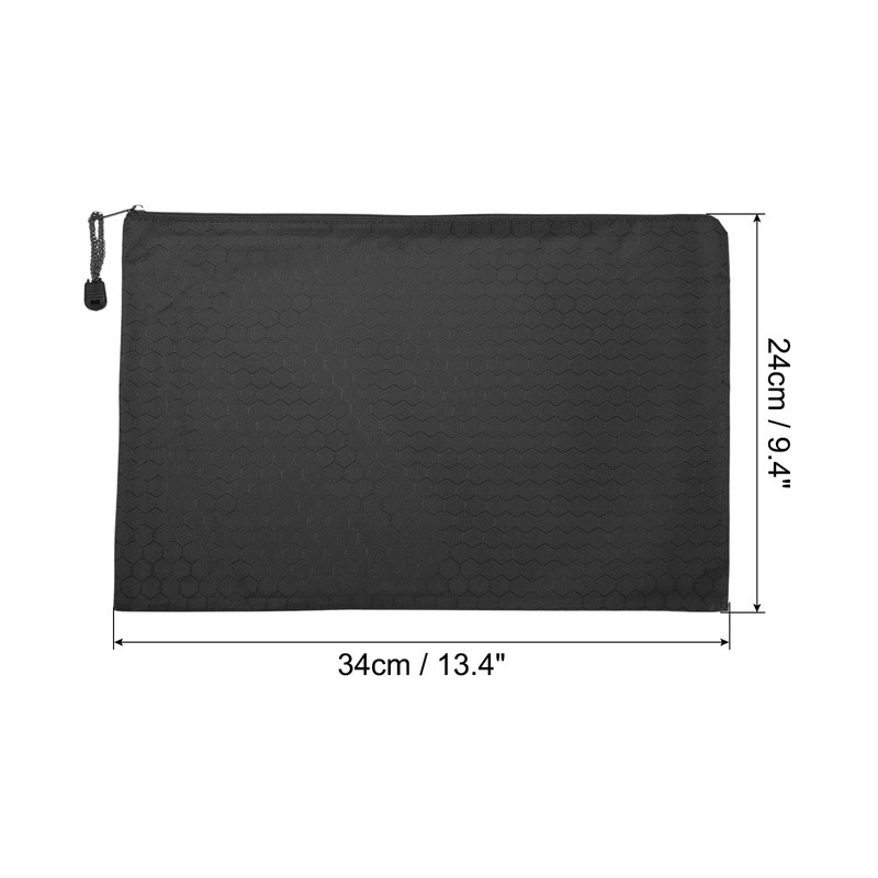 PATIKIL Waterproof Zipper File Bags, 10 Pack A4 Document Holders