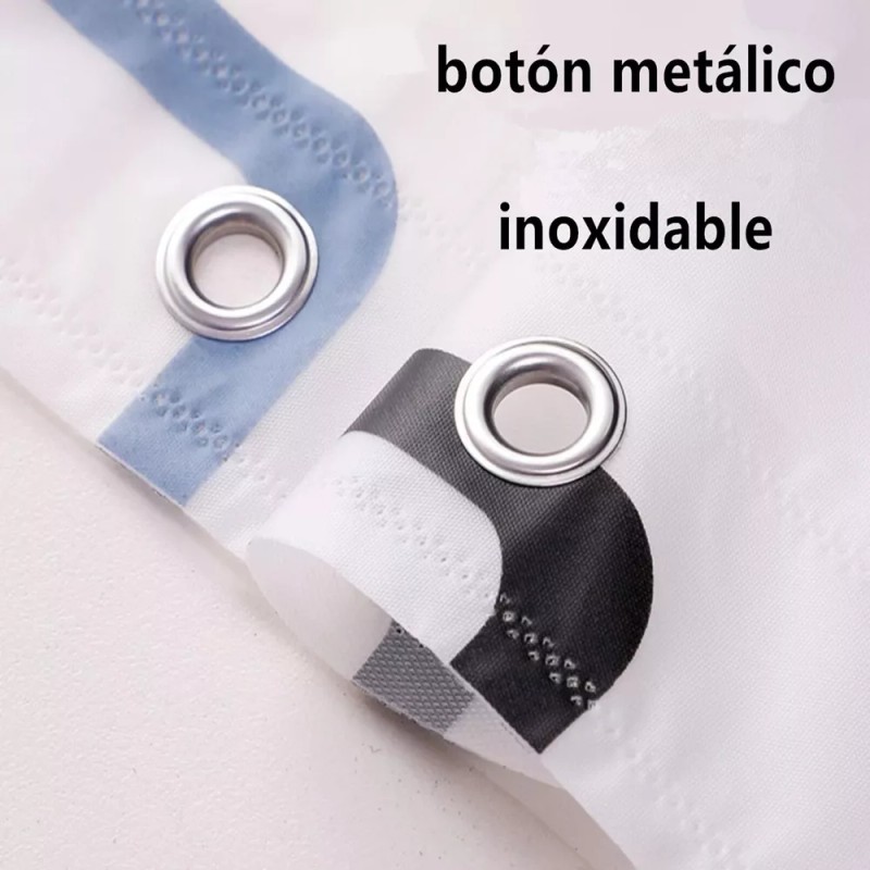 CACTUS ARCOIRIS Cortina Ducha Baño Tela Peva Larga 180cm Impermea