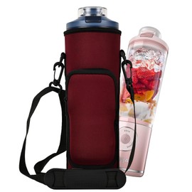 Portable Blender Storage Bag Sleeve for Ninja Blast Max Portable Blender with Shoulder Strap and Accessory Pocket for Ninja Blast Max BC251NV/BC251GY/BC251MT/BC251PK/BC251LD Portable Blender