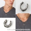 Leger T215 Horseshoe Horseshoe Pendant, Medium, Titanium Top, Made in
