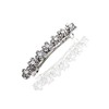 Decorative Hair Clip Seven Flowers Rhinestone Crystal Hair Barrette, Large
