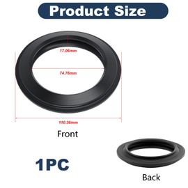 23721 Replacement Toilet Lip Seal 110mm for Thetford Cassette Toilets C200 C250 C400 C500 C2 C3 C4 Models, Toilet Waste Tank Seal Replacement for Caravan Motorhome Thetford Toilets Spares Fix