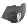 Motorcycle Acrylic Windshield Adjustable Clip On Windshield Extension Smoke Black