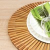 Westmark Bamboo Placemat Handmade Round Diameter 38 cm Bamboo Saleen