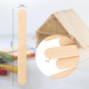 XDLOIFN Pack of 100 Wooden Ice Cream Sticks, Wooden Sticks