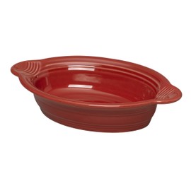 Fiesta 9 Inch by 5 Inch Individual Oval Casserole, Scarlet