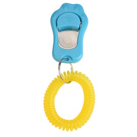 Zerodis Bracelet for Dog Training Clicker, 3-Level Sound Adjustable Universal Animal Behavioral Training Clicker for Pet Cat Dog (Blue)