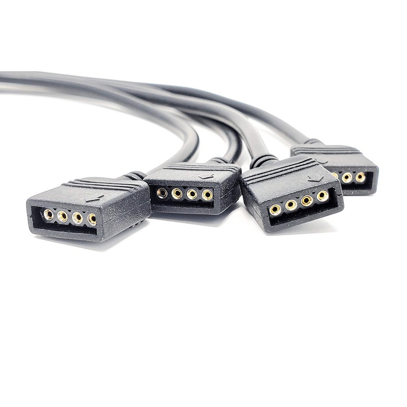 MICRO CONNECTORS 1 to 4 RGB Splitter 30 cm Cable/