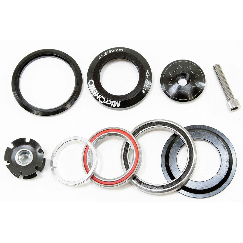 MicrOHERO HS-VP518 41.8/52mm Zero Stack Height Integral Headset Taper Sealed