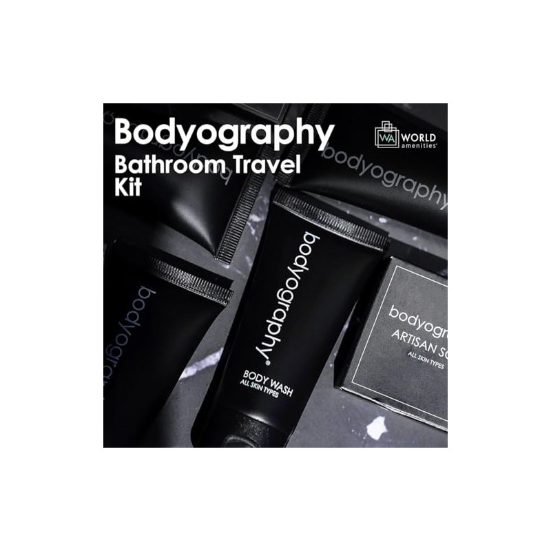 World Amenities - Kit De Aseo Bodyography 6 Piezas Champú,