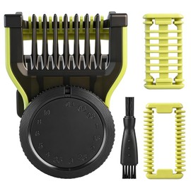 One 1 Blade Recortador de Pelo de Nariz, Juego de Recortador de Barba, 14 Tamaños de Cambio de 0,4 a 10 mm con Cepillo, Compatible con Todas las Afeitadoras Rléctricas de Una Cuchilla