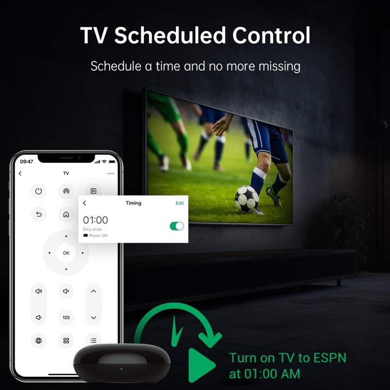 LinknLink eRemote HA Smart Wi-Fi IR Universal Remote control, Infrared