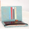 JIEOU Passport Holder Cover Case, PU Leather Passport Protector, Travel