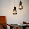 Cerdeco Retro Cage Shade Pendant Light Exotic Vintage Industrial Interior