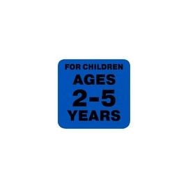 American Swing Playground Warning Label - 2-5 Years