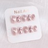 3D Nail Tips, Beautiful Decoration, Short, Square, Set of 10,