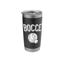 Bocce Legend Slogan with Jack Bocci Game Bocce Ball Stainless Steel Insulated Tumbler