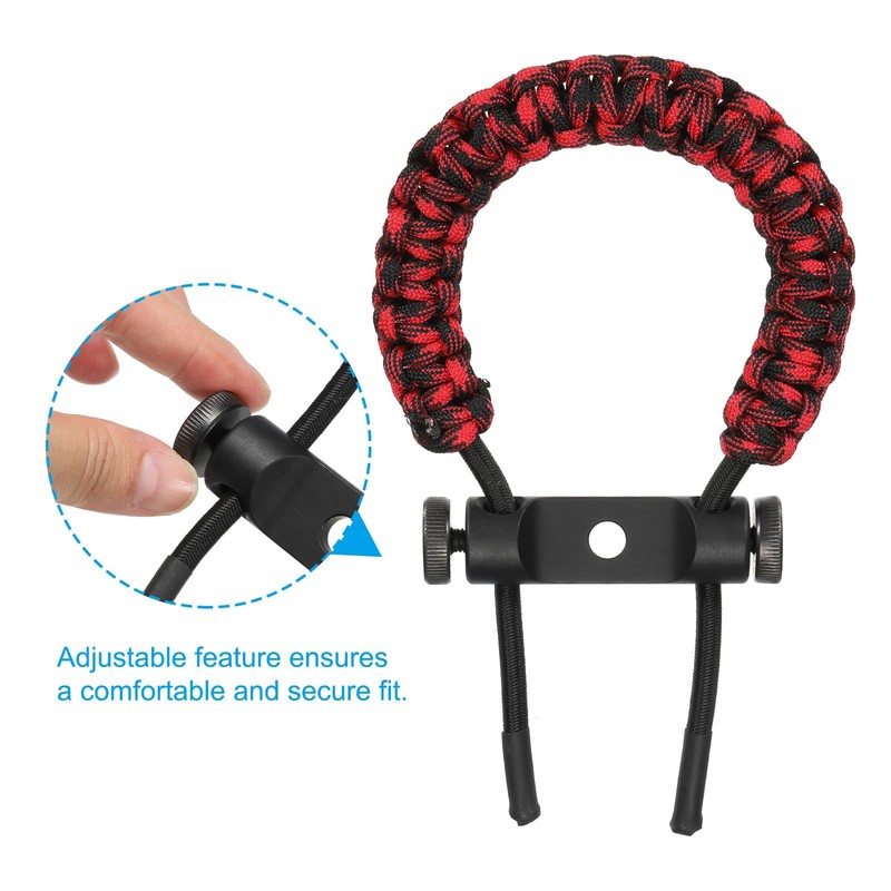 PATIKIL Archery Bow Wrist Sling, Adjustable Compound Braided Wrist Strap