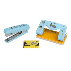 Idena 10495 Hole Punch and Stapler Set Pirate Design 1 Set
