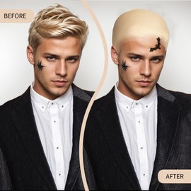 2 Stück Glatzenkappe Bald Cap Glatze Perücke Bald Caps Glatze Kappe Pitbull Glatze Fake Glatze Latex Glatze Glatzenkappe Bald Cap Glatze Perücke Bald Caps Glatze Kappe