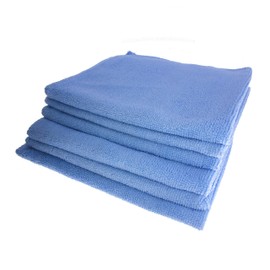 Premium Microfibre Cloths Cleaning & Polishing Cloths/6 Cleaning Towels/Car Cleaning Towels/Cleaning Wipes/Blue