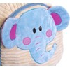 Bieco 4001434 Elephant Children's Soft Backpack, 33 cm, 18 Liters,Multicolour