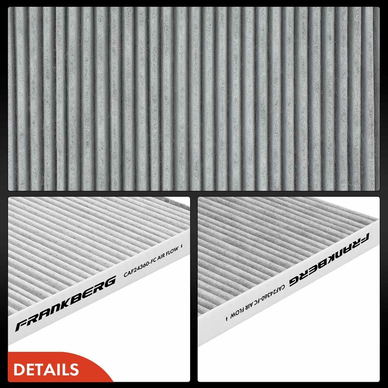 Frankberg Cabin Air Filter with Activated Carbon Compatible with B-Max