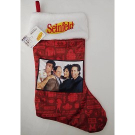Ruz SEINFELD Christmas Holiday Stocking NEW With Tag
