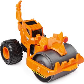 Monster Jam 6055226 - Camión Monstruo Oficial de Dirt Squad con Piezas móviles, vehículo Fundido a presión a Escala 1:64, Color Gris