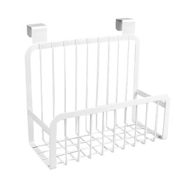 Basket With Hook Grid Storage Basket Hang It Behind A Door Or On A Railing Over The Cabinet Door Grid for Bathroom Kitchen