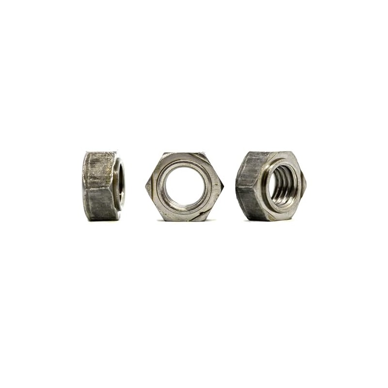 M5 (5mm) Hexagon Weld Nuts Plain Steel DIN 929 (Pack