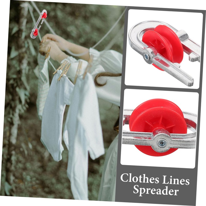 Zerodeko Metal Clothesline Separator Spreader for Efficient Drying Space Saving