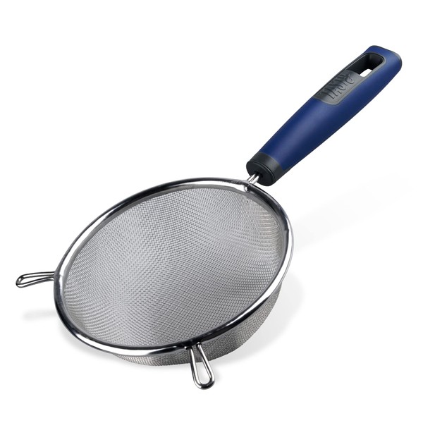 Tasty Wire Mesh Sieb with Long Handles and Support, Mesh