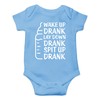 Body de una Pieza para bebé con Texto en inglés"Wake