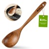 AIUHI Teak Corner Spoon, 100% Solid Teak Wooden Corner Spoon