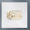 Decal Stickers of Be by Your Dreams (Metallic Gold) (Set