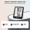 DOQAUS Digital Hygrometer Indoor Thermometer 3 Pack, Room Thermometer with
