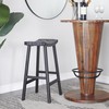 Deco 79 Rustic Birch Bar Stool, 18" x 11" x