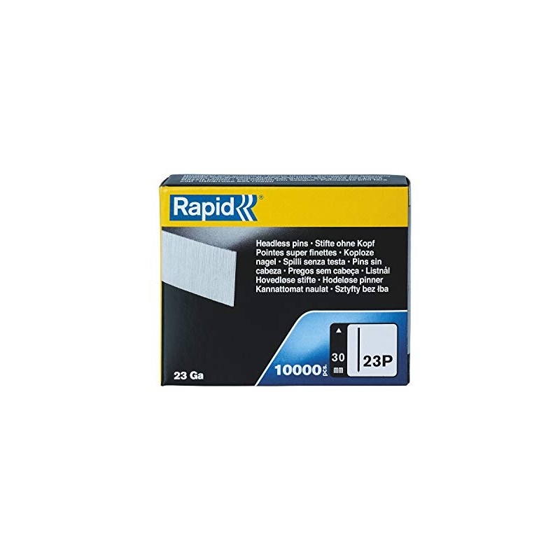 Rapid 5001361 Mini Pins Type 23P 30 mm Nails without