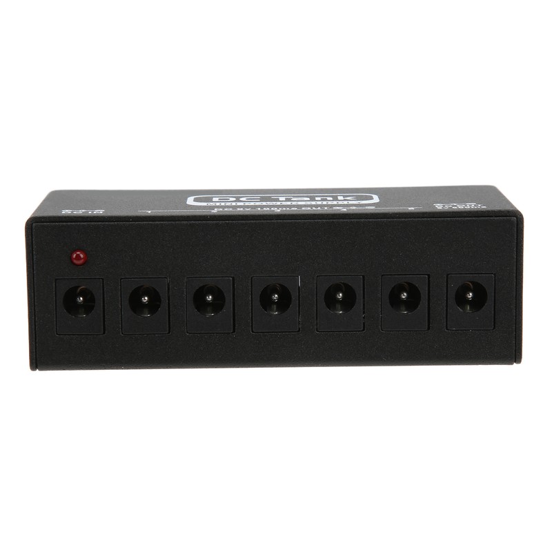 Pedal Power Supply 6 Isolated Outputs Metal Black Electric Equipment