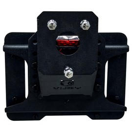 VISIDA Compatible with 2007-2018 Wrangler JK/JKU Spare Tire Carrier Adjustable Tire Lift Carrier up to 40 inches Spare Wheel Holder Rack Mount Relocation