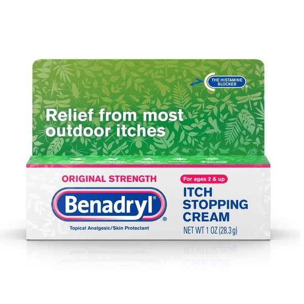 Benadryl Itch Stopping Cream Original Strength 1 oz (Pack of 9)