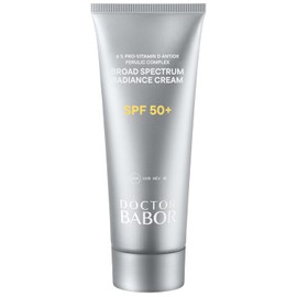 DOCTOR BABOR Solar Defense Broad Spectrum Radiance Cream SPF 50+ - Powerful Sun Protection Against UVA/UVB, Blue Light & Infrared - Nourishing Face Cream for a Radiant Glow (50 ml)