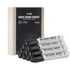 Magnetic Innovations Pack of 10 Black Dry Wipe Whiteboard Marker
