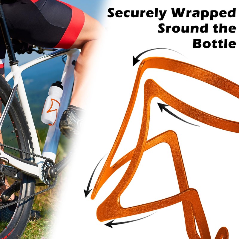 2-Pack Bike Water Bottle Holder, Bicycle Water Bottle Cage